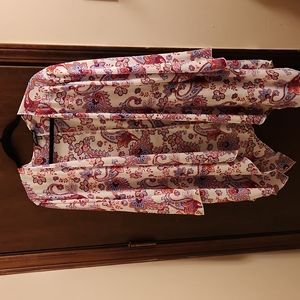 Womens Slinky Brand paisley 3/4 sleeve kimono